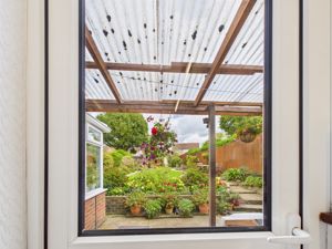 VIEW FROM THE KITCHEN REAR DOOR- click for photo gallery